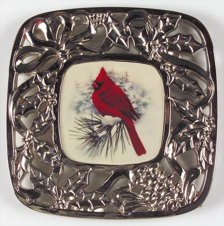 Winter Greetings Metal Trivet