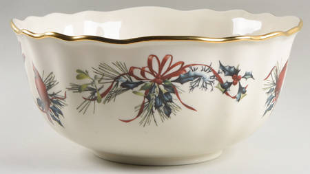 Winter Greetings Punch Bowl