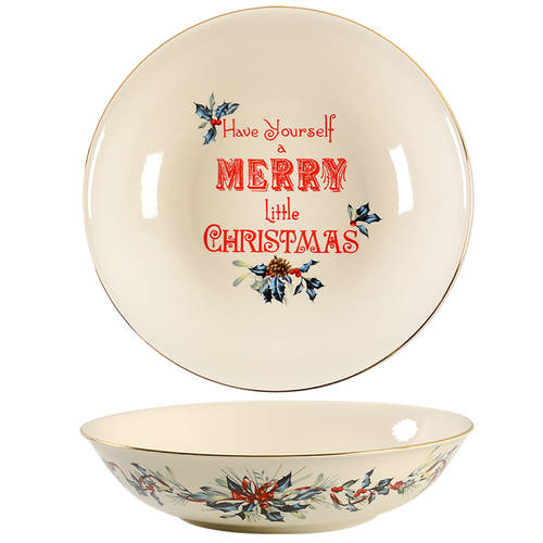 Winter Greetings Sentiment Bowl