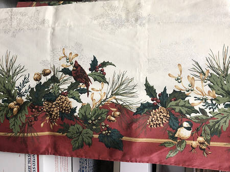 Winter Greetings 18" X 82" Cloth Table Runner