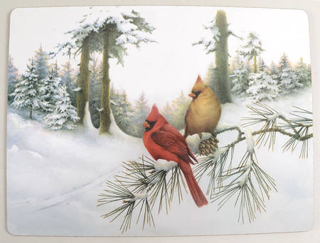 Winter Greetings Corkboard Placemat