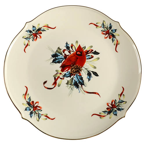 Winter Greetings 13" Chop Plate (Round Platter)