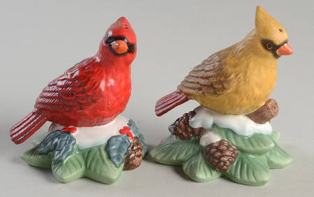 Winter Greetings Figural Salt & Pepper Set
