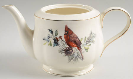 Winter Greetings Teapot No Lid