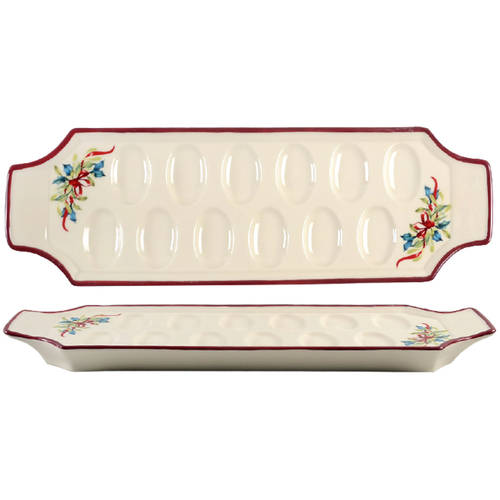 Winter Greetings Deviled Egg Tray