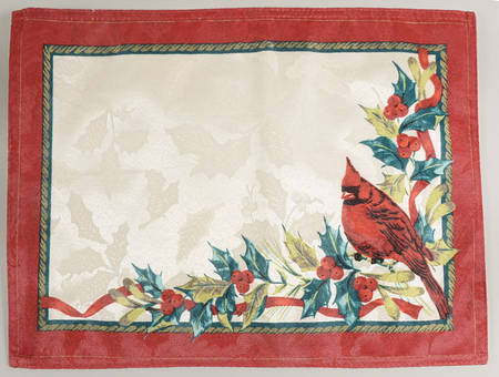 Winter Greetings Cloth Placemat