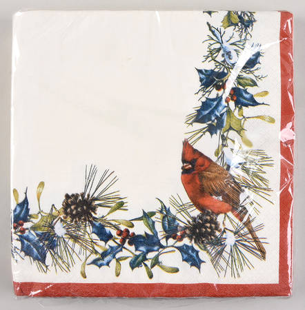 Winter Greetings Package of Paper Dinner Napkins