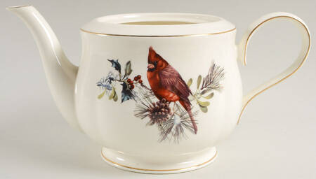 Winter Greetings Teapot No Lid