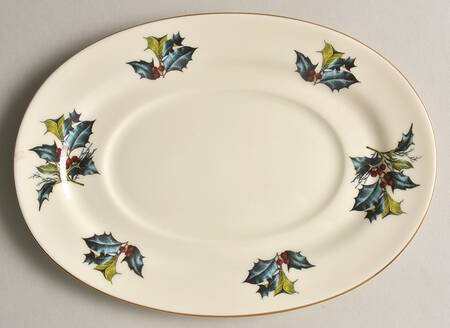 Winter Greetings Underplate for Gravy Boat