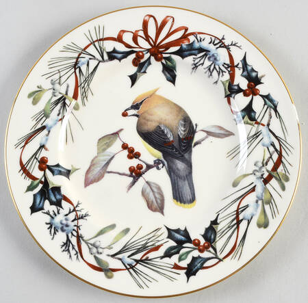 Winter Greetings Accent Luncheon Plate