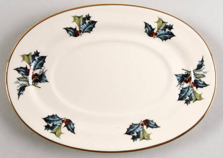 Winter Greetings Underplate for Gravy Boat
