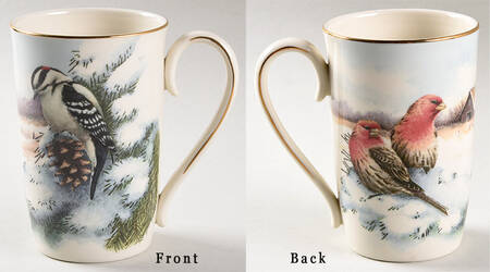 Winter Greetings Scenic Accent Mug