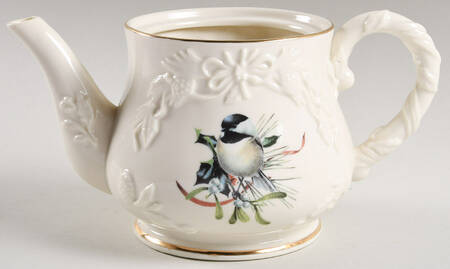 Winter Greetings Teapot No Lid