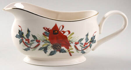 Winter Greetings Gravy Boat