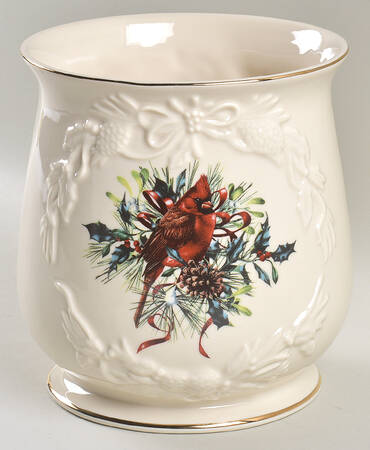 Winter Greetings Sculpted Cookie Jar No Lid