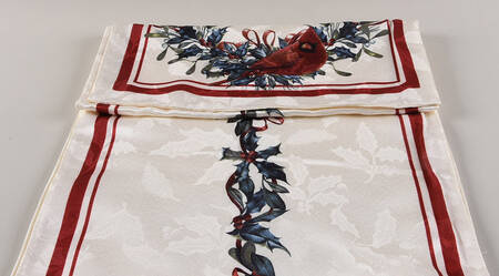 Winter Greetings 14" X 70" Cloth Table Runner