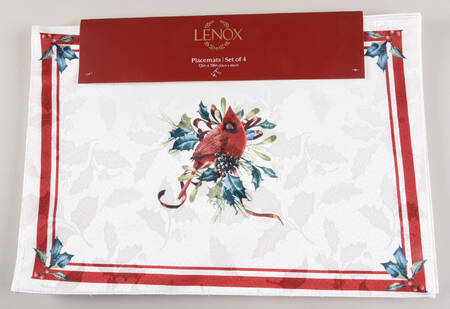 Winter Greetings Cloth Placemat - Set of 4