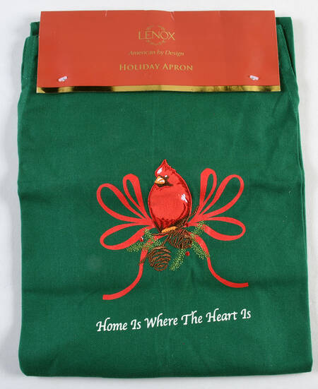Winter Greetings Cloth Kitchen Apron