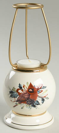 Winter Greetings Candle Lamp No Shade