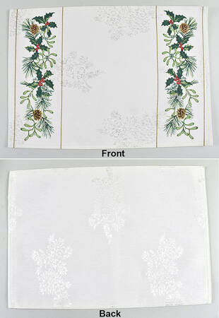 Winter Greetings Cloth Placemat