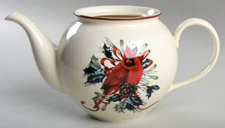 Winter Greetings Teapot No Lid