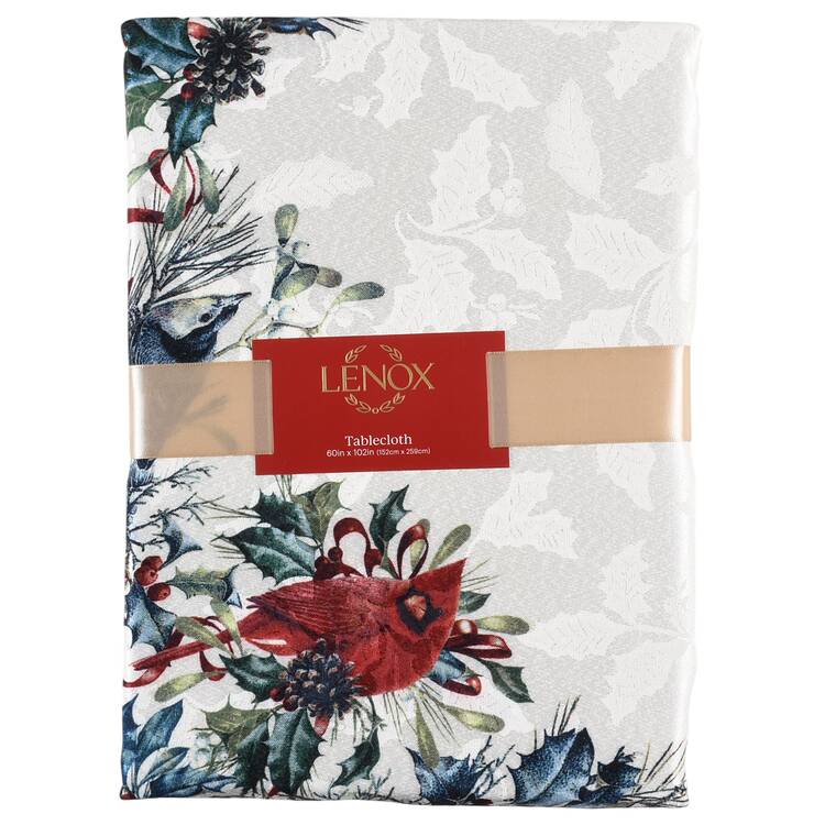 Winter Greetings 60" X 120" Rectangular Tablecloth
