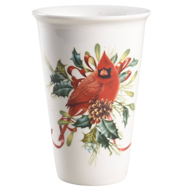 Winter Greetings Travel Mug No Ceramic Lid
