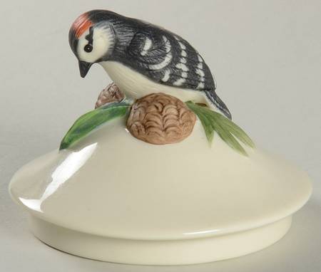 Winter Greetings Lid for Sculpted Sugar Bowl