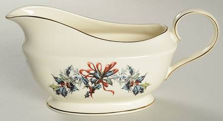 Winter Greetings Gravy Boat