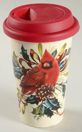 Winter Greetings Travel Tumbler & Silicone/Plastic Lid
