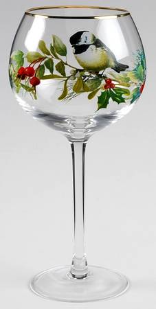 Winter Greetings Glassware-Wine Balloon