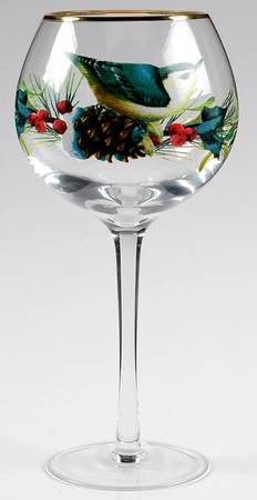 Winter Greetings Glassware-Wine Balloon
