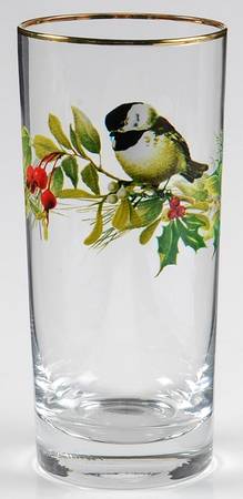 Winter Greetings Glassware Highball