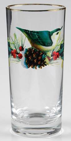 Winter Greetings Glassware Highball