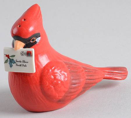 Winter Greetings Figural Salt Shaker
