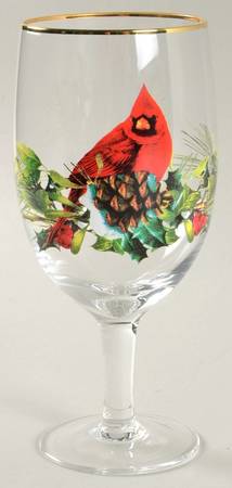 Winter Greetings 12 Oz Glassware Iced Tea