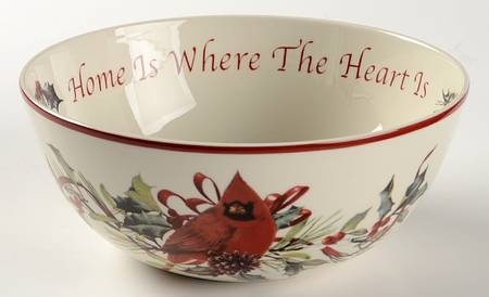 Winter Greetings Sentiment Bowl