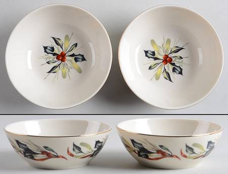 Winter Greetings Individual Dip Dish - Set of 2