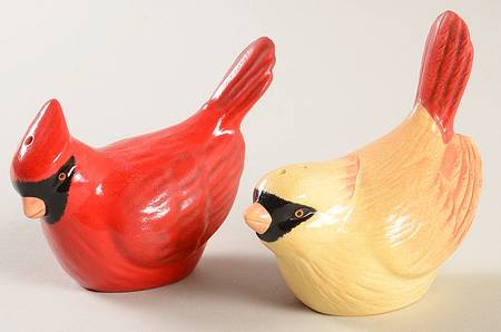 Winter Greetings Figural Salt & Pepper Set