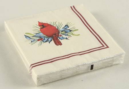 Winter Greetings Package of Paper Luncheon Napkins