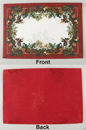 Winter Greetings Cloth Placemat