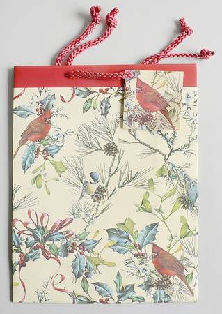 Winter Greetings Medium Paper Gift Bag