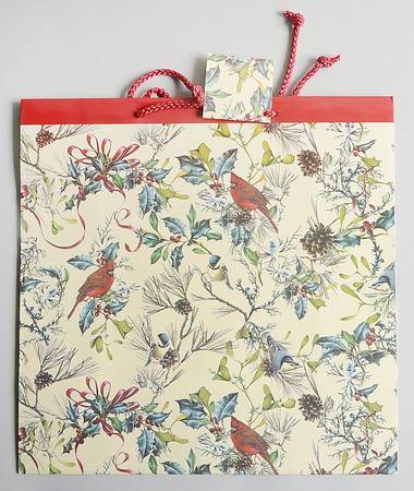 Winter Greetings Large Paper Gift Bag