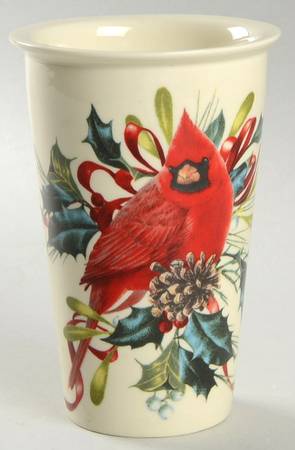 Winter Greetings Travel Tumbler No Lid