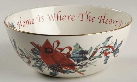 Winter Greetings Sentiment Bowl