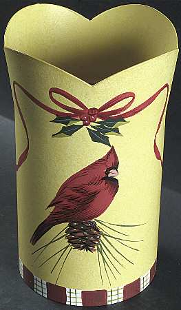 Winter Greetings Metal Wine Cooler