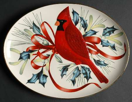 Winter Greetings Canape Plate