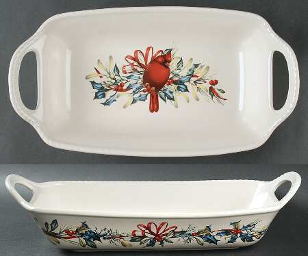 Winter Greetings 13" Bread Basket