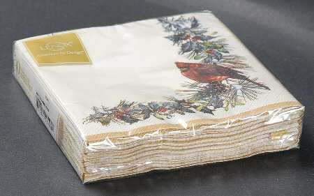 Winter Greetings Package of Paper Cocktail Napkins