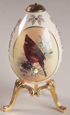 Winter Greetings Egg and Stand
